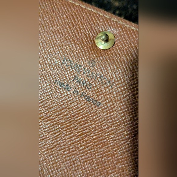 Louis Vuitton Sarah Monogram Wallet with COA Brown VGUC - Picture 13 of 16
